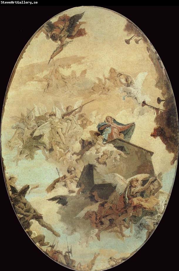 Giovanni Battista Tiepolo Miracle of the Holy House of Loreto